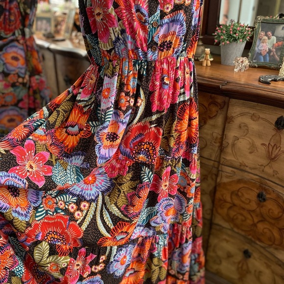 Torrid Vibrant Floral Maxi Dress - Picture 2 of 7